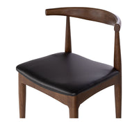 elbow commercial chair deep oak 4