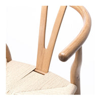wishbone commercial chair natural oak 5