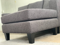 dior custom made 3 seater sofa + ottoman 3