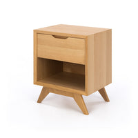 venice 1 drawer wooden bedside table 1
