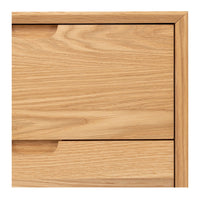 madrid 5 drawer wooden tallboy 4