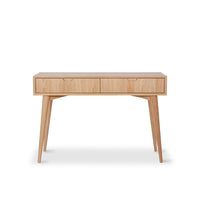 barcelona wooden console table natural oak 2