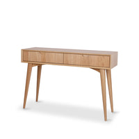 barcelona wooden console table natural oak 3