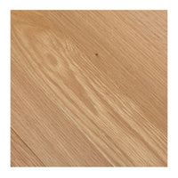 norfix 2 drawer wooden bedside table natural oak 5