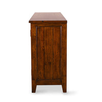 rustic 3 drawer wooden sideboard 3
