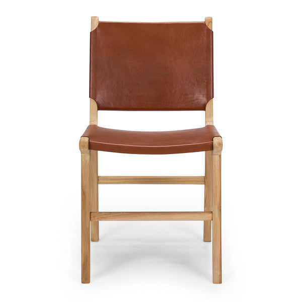 Fusion Commercial Chair Tan Leather I Elevated Furniture Auckland, NZ