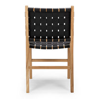 fusion dining chair woven black 3