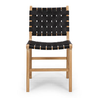 fusion dining chair woven black 1