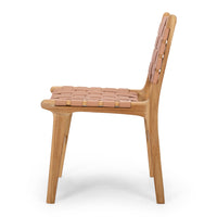 fusion wooden chair woven plush 2