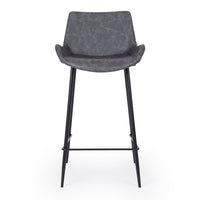 vortex upholstered stool 65cm vintage grey 5