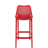 siesta air bar stool 75cm red