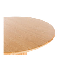 telsa round wooden dining table 2