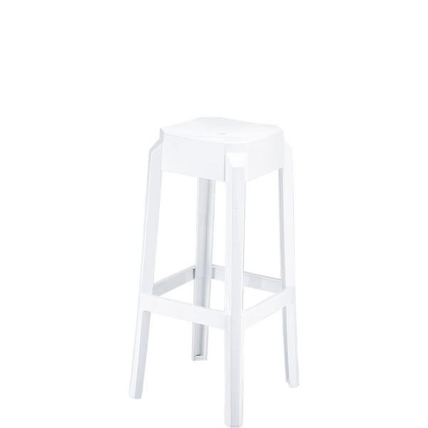 siesta fox bar stool 75cm white
