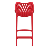 siesta air breakfast bar stool 65cm red 4