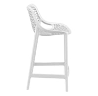 siesta air outdoor bar stool 65cm white 2