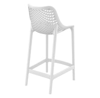 siesta air bar stool 65cm white 3