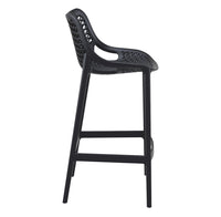 siesta air commercial bar stool black 2