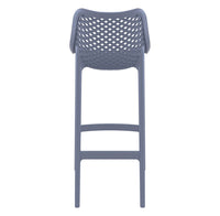 siesta air bar stool 75cm dark grey 4