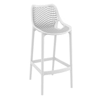 siesta air outdoor bar stool 75cm white 1