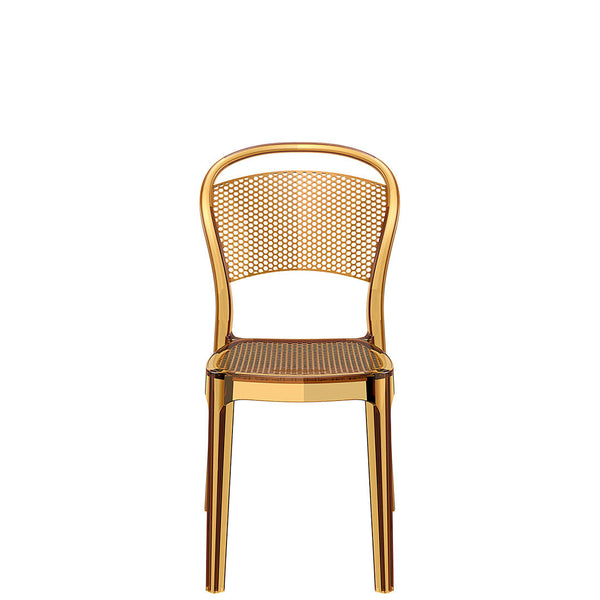 siesta bee commercial chair amber transparent
