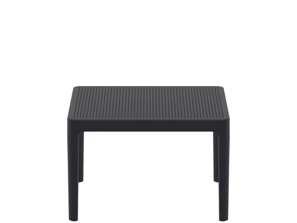 sky side outdoor coffee table black