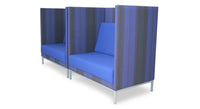 bling upholstered privacy booth 9