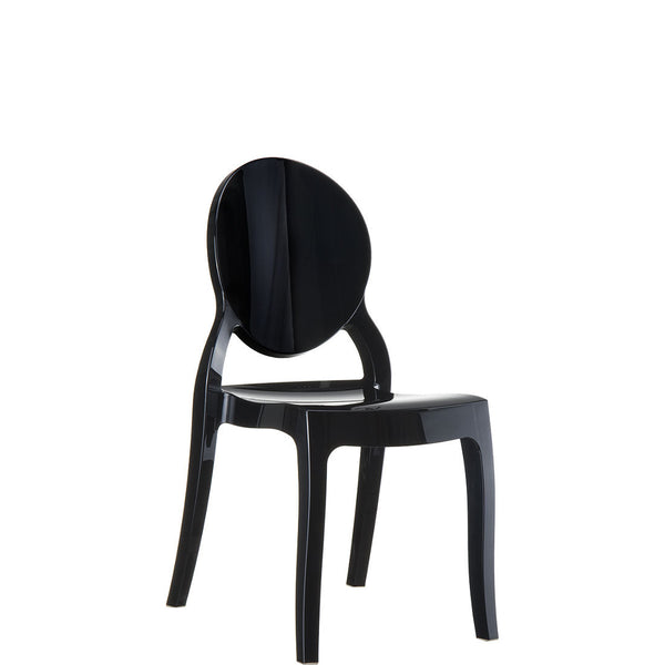 siesta elizabeth commercial chair gloss black