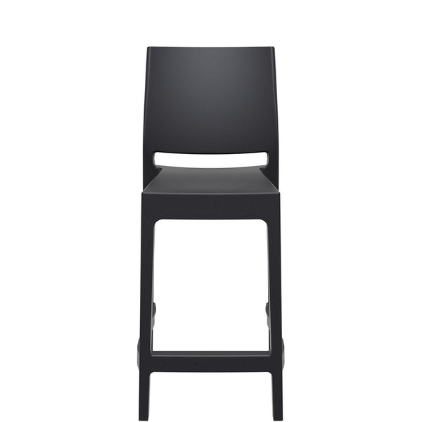 siesta maya kitchen bar stool 65cm black