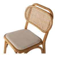 cuban commercial chair natural oak 4