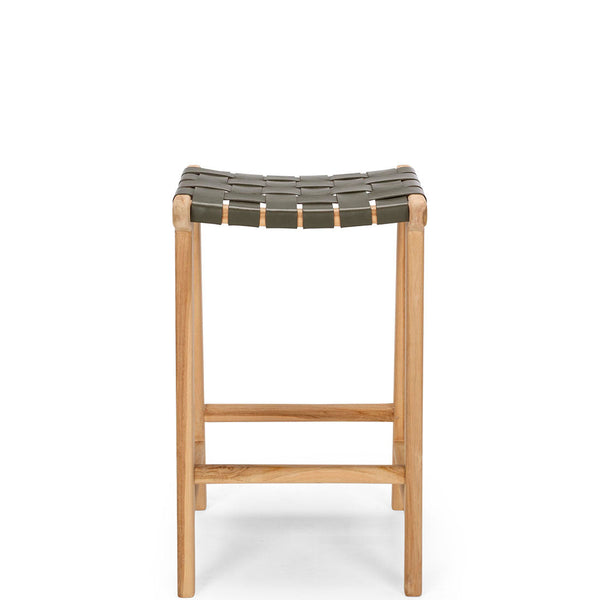 fusion kitchen bar stool woven olive