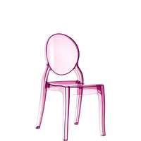 siesta elizabeth commercial chair transparent pink