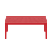 sky lounge outdoor coffee table red 