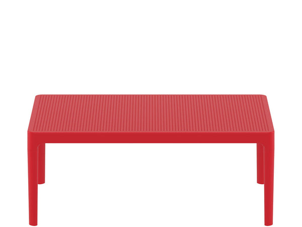sky lounge outdoor coffee table red 