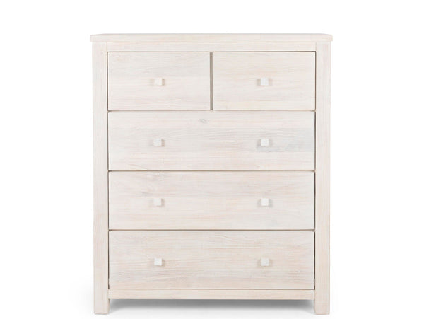 ocean 5 drawer wooden chest 