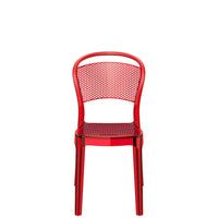 siesta bee outdoor chair red transparent