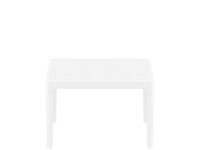 sky side outdoor table white