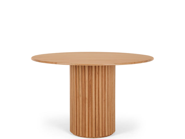 toronto round dining table natural oak 