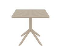 sky outdoor table taupe