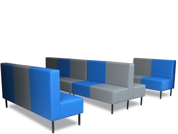 balance upholstered booth seating