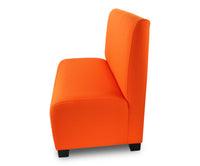 venom v2 hotel booth seating orange 4