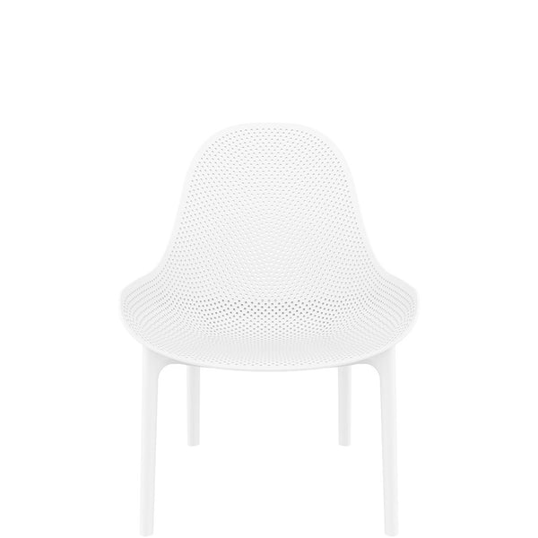 siesta sky lounge chair white