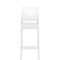 siesta maya bar stool 75cm white