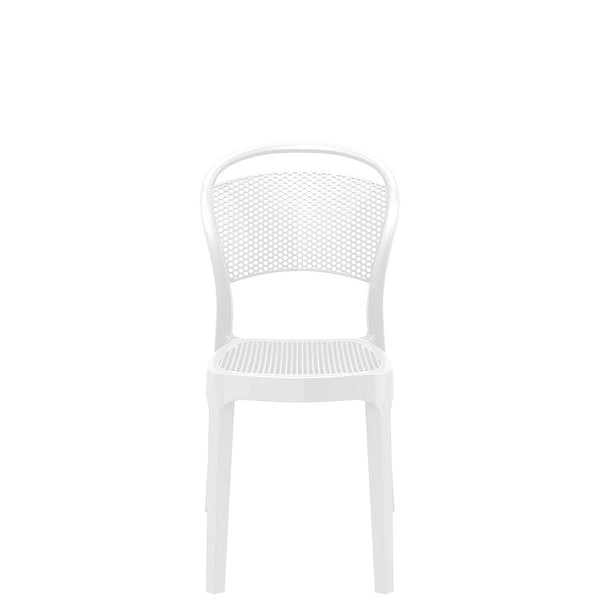 siesta bee commercial chair gloss white