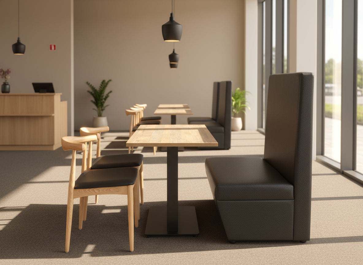 Alto Booth Seating Setting