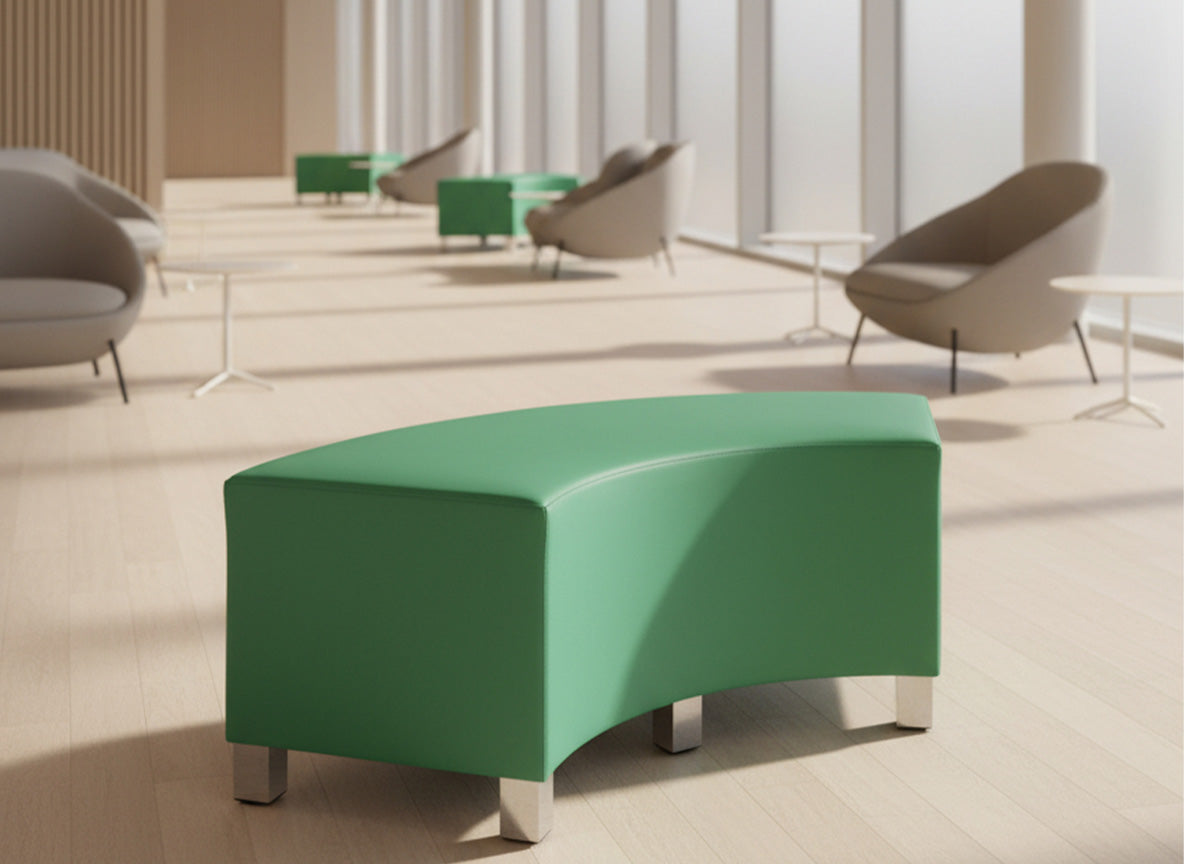 Curved Quarter Ottomans