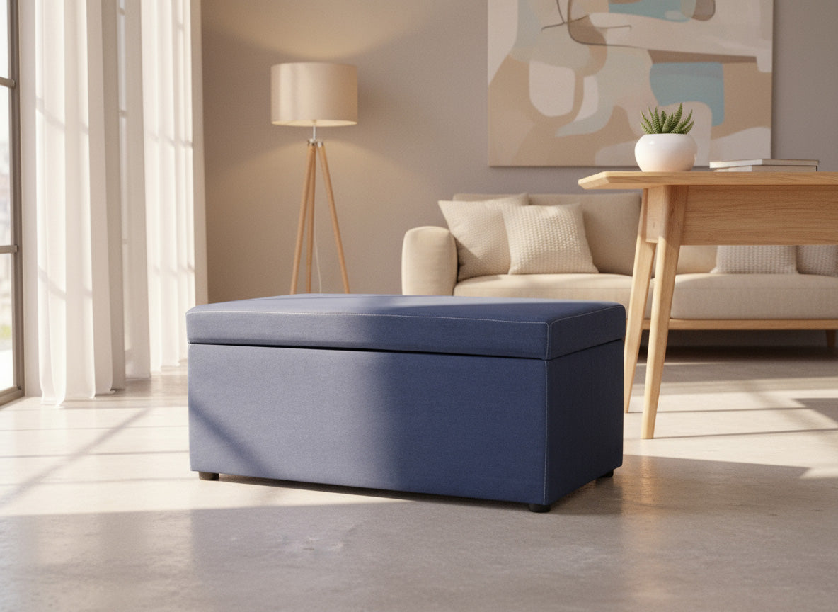 Custom Storage Ottoman