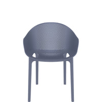 siesta sky pro commercial chair dark grey
