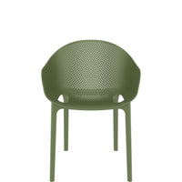 siesta sky pro commercial chair olive green