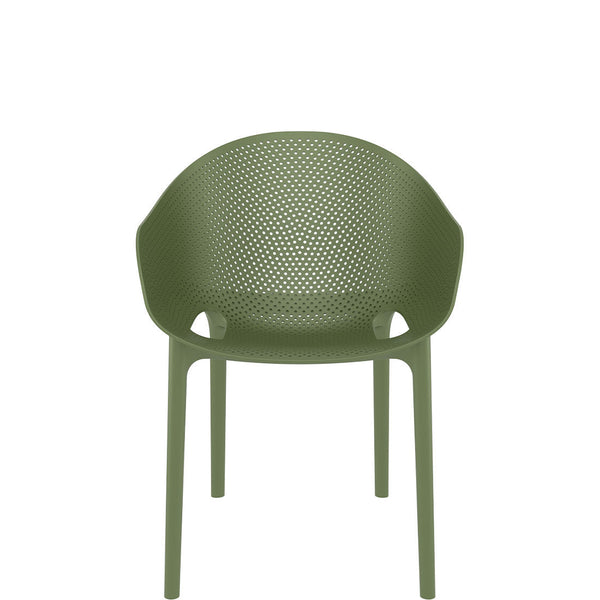 siesta sky pro commercial chair olive green