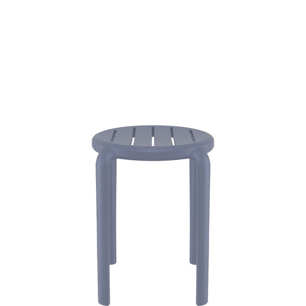 tom bar stool 45cm dark grey